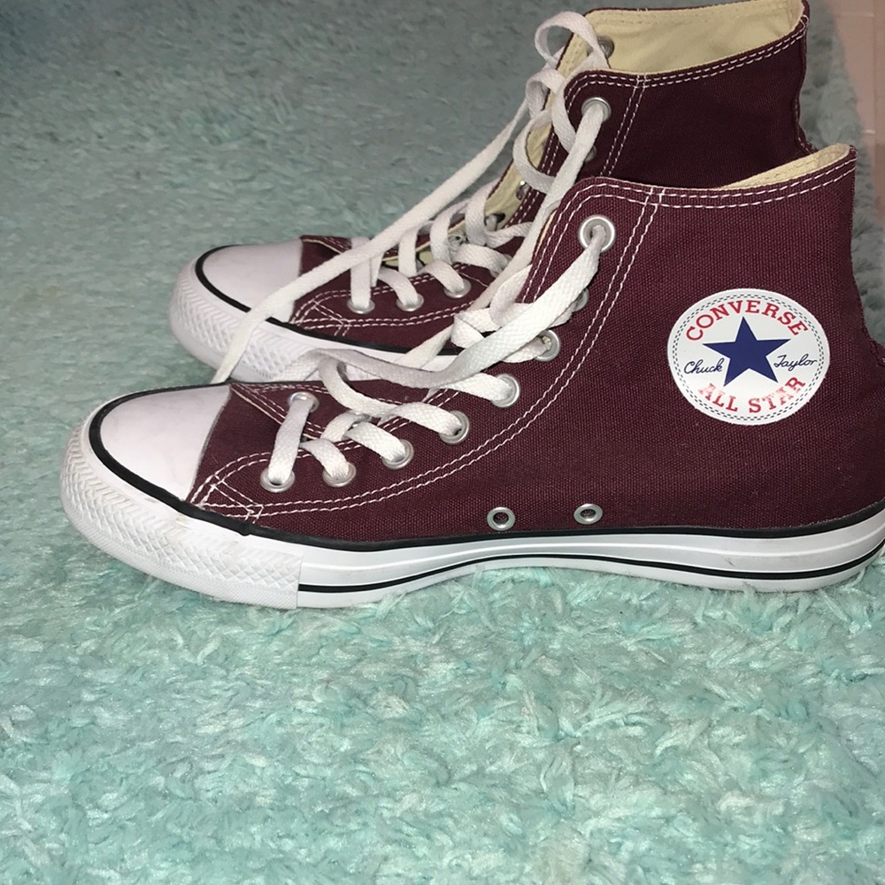 Maroon Converse
